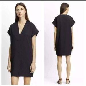 🆕 VINCE V-Neck Cap Sleeve Popover Dress
